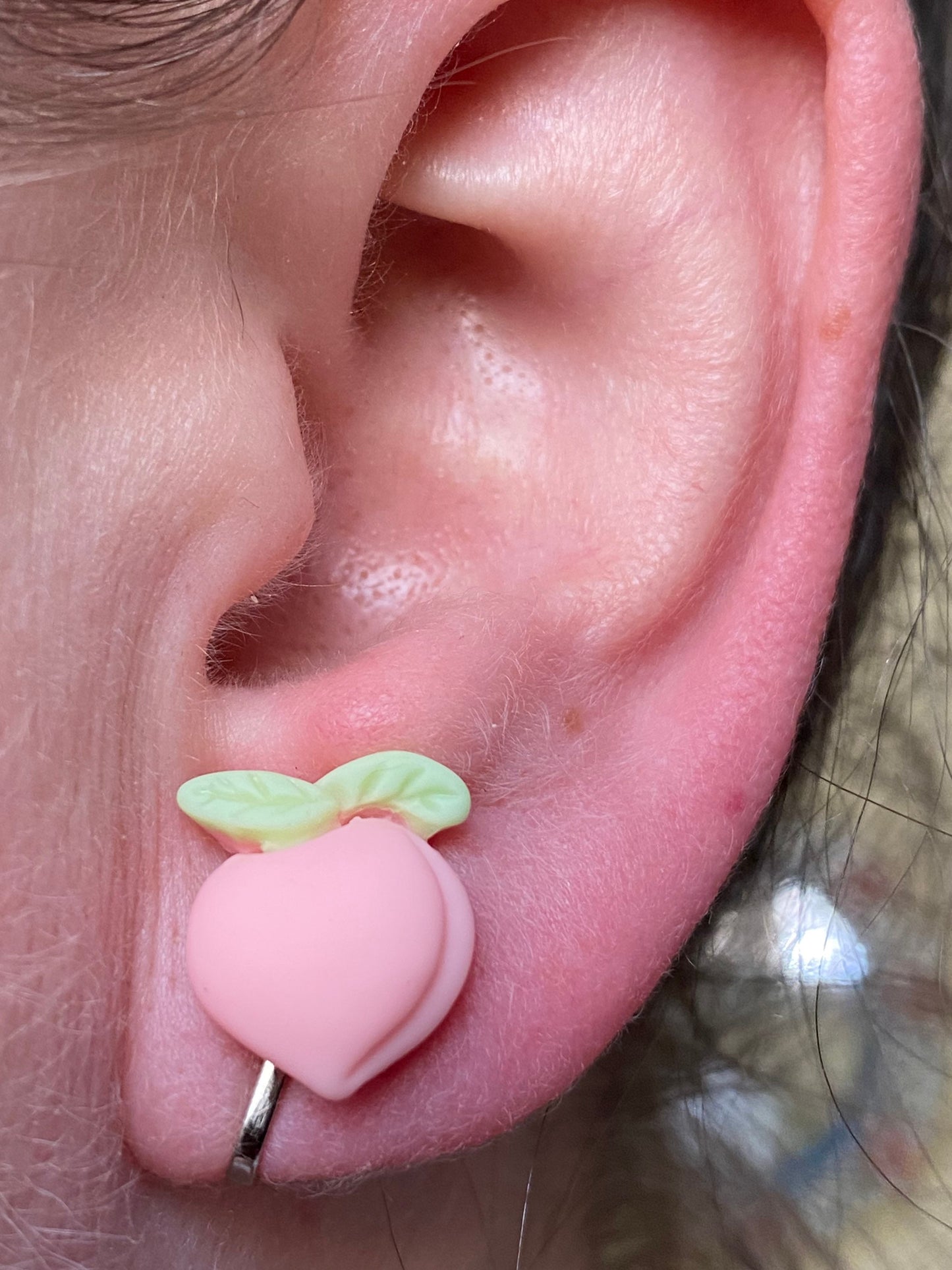 Tiny fruit resin clip on earrings (no piercing| no pierce| clip-on) | Adorable earrings | strawberry earrings | avacado earrings | oranges