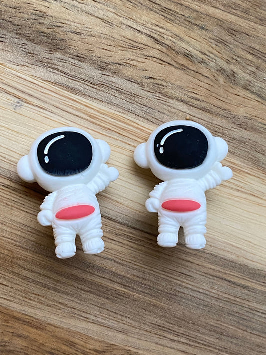 Outer space clip on earrings, astronauts, rockets or planet earth earrings