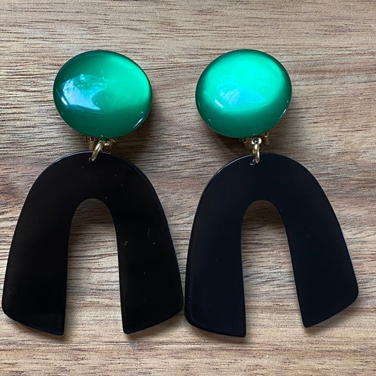 modern clip on earrings