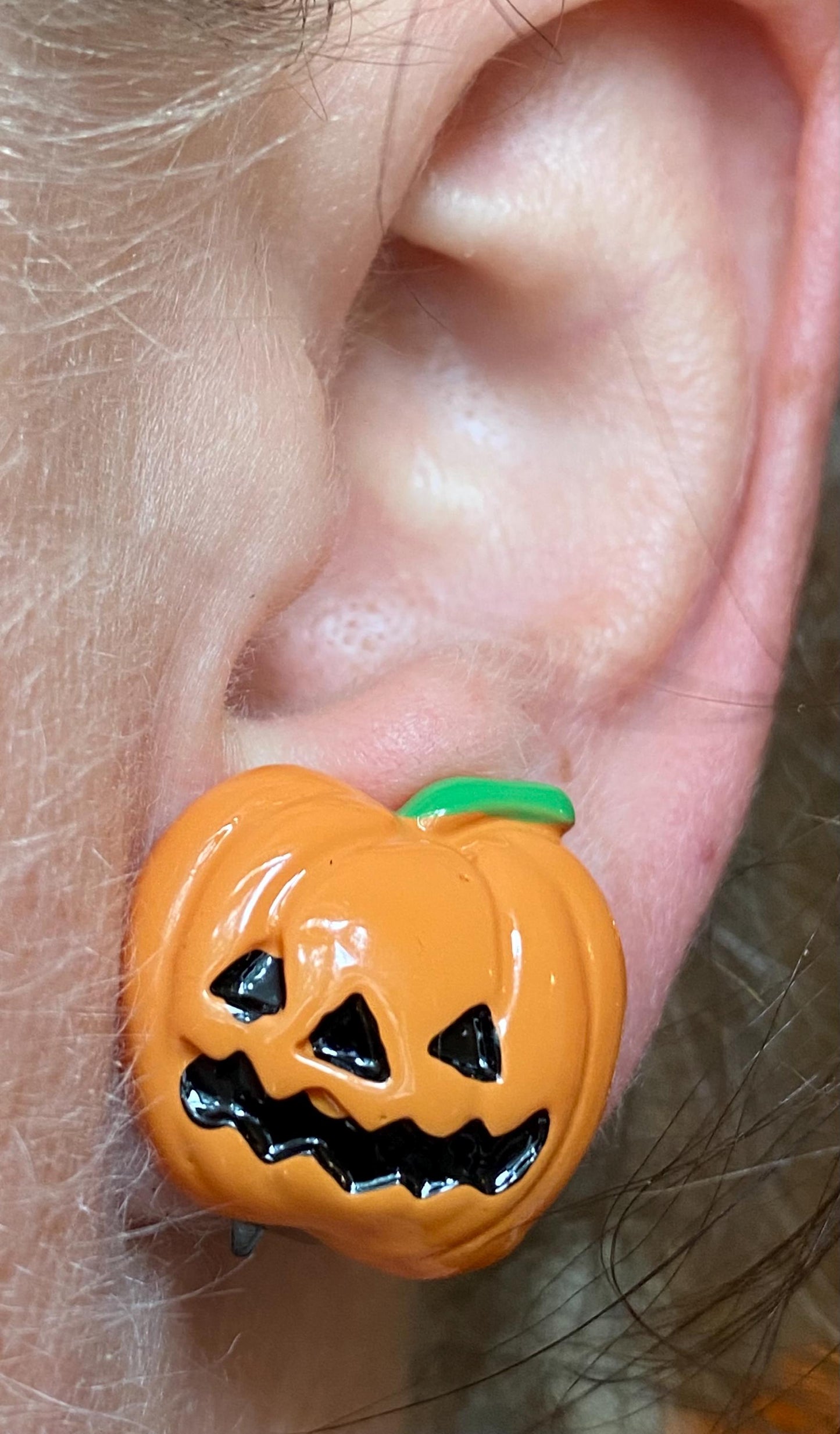 Halloween Clip on earrings gift set, jack-o’-lantern earrings, Frankenstein earrings, gifts for girls, gifts under 20