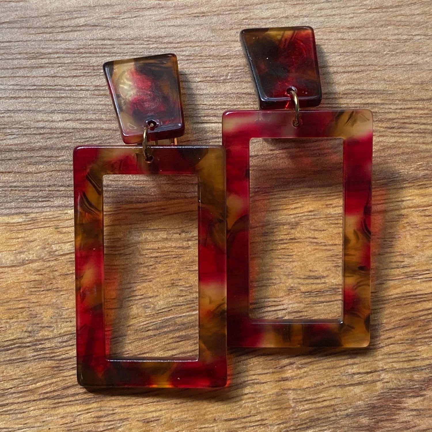 modern clip on earrings