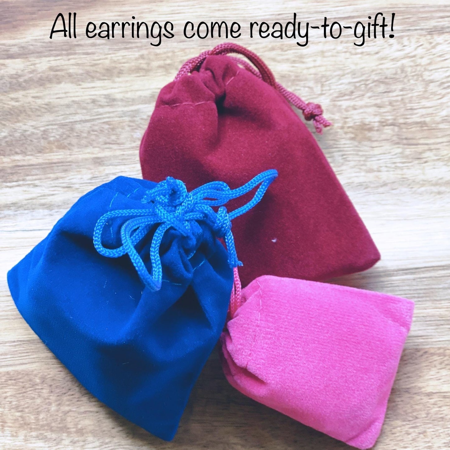 Giant Dangling red mushroom glitter clip on earrings